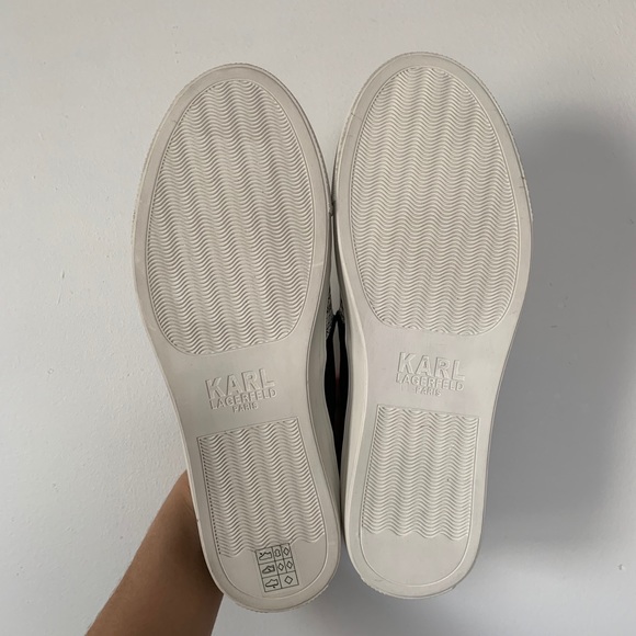 KARL LAGERFELD Elisha Color Block Slip On Sneakers - Picture 11 of 14